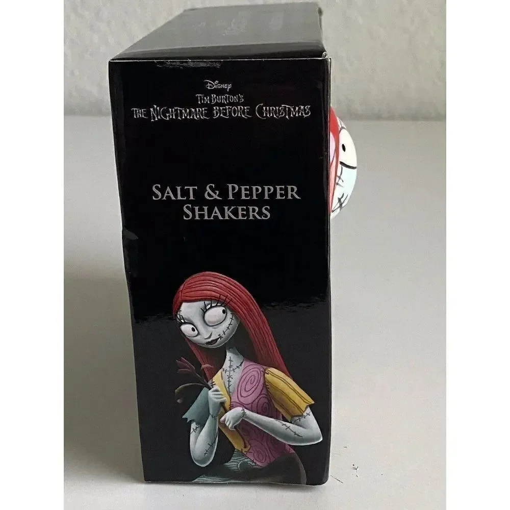 Disney The Nightmare‎ Before Christmas Salt & Pepper Shakers Jack Sally NEW